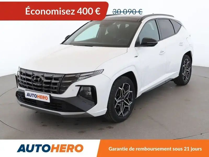 Blanc Utilisé 2022 Hyundai Tucson N Line SUV | 28 990 € (Prix juste) - Image 1/2
