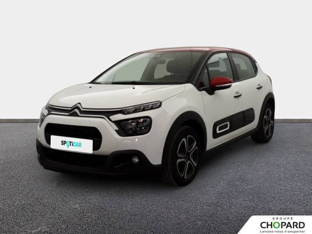 Blanc Utilisé 2022 Citroën C3 Shine Citadine | 10 900 € (Prix juste) - Image 1/4