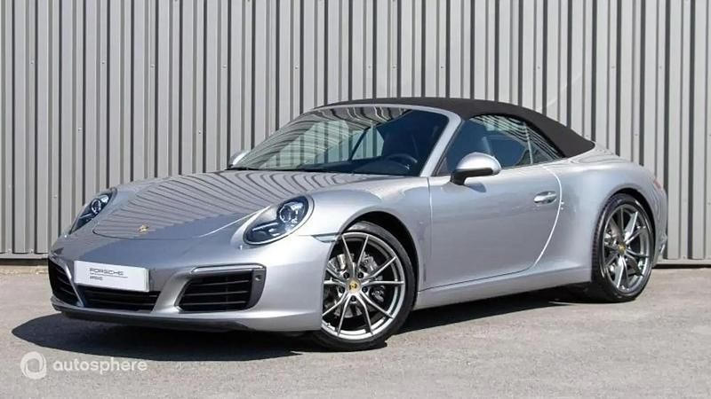Gris Utilisé 2017 Porsche 911 Cabriolet | 108 900 € (Super prix) - Image 1/4
