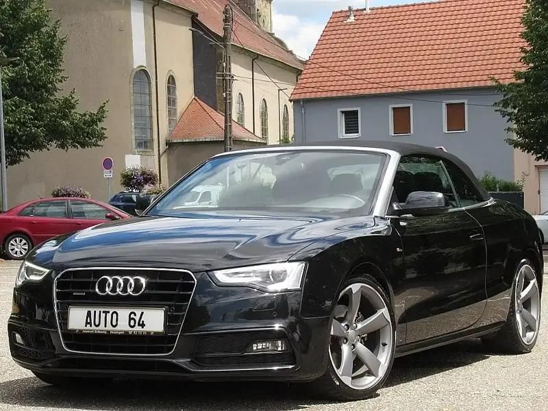 Noir Utilisé 2015 Audi A5 Cabriolet S-Line Cabriolet | 16 890 € - Image 1/4