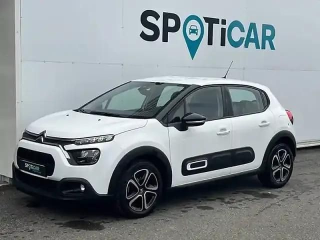 Blanc Utilisé 2022 Citroën C3 Feel Citadine | 11 690 € (Prix juste) - Image 1/4