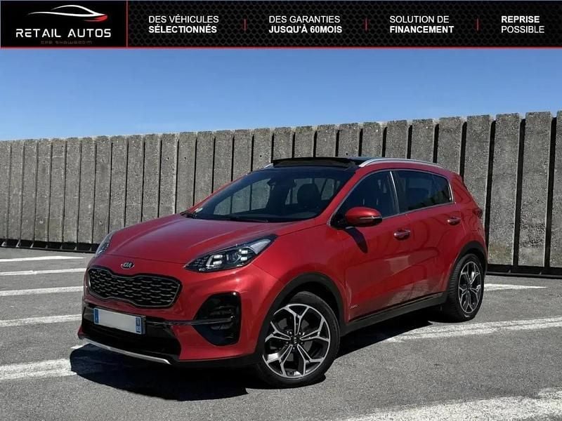 Rouge Utilisé 2018 Kia Sportage GT-Line SUV | 17 990 € (Bon prix) - Image 1/4