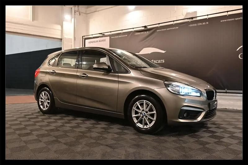 Gris Utilisé 2016 BMW 218 Active Tourer Sport Line Monospace | 8 950 € (Prix juste) - Image 1/4