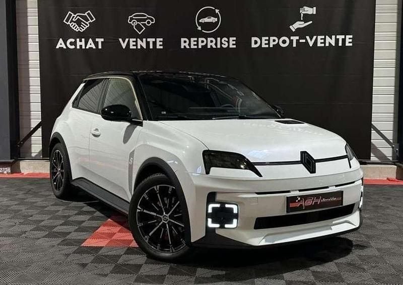 Nouvelle Renault 5 E-Tech Iconic 111 kW (151 ch) 2025 Blanc Berline