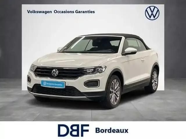 Blanc Utilisé 2020 VW T-Roc Cabriolet Style Cabriolet | 25 999 € (Prix juste) - Image 1/4