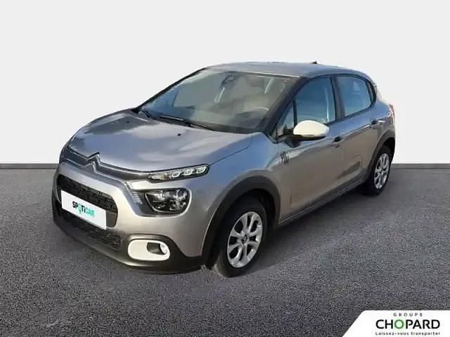 Gris clair Occasion 2022 Citroën C3 PureTech Berline | 9 600 € (Bon prix) - Image 1/4