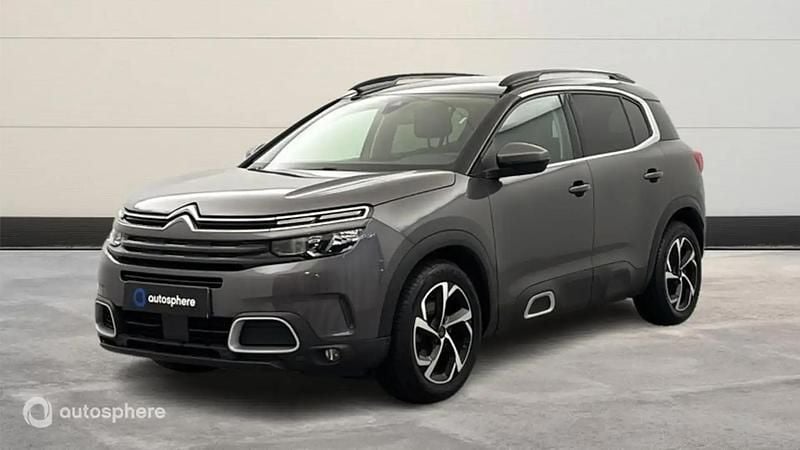 Gris Utilisé 2019 Citroën C5 Aircross PureTech SUV | 14 799 € (Bon prix) - Image 1/4