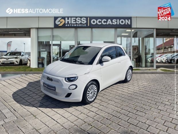 Blanc Utilisé 2022 Fiat 500e Action Citadine | 14 499 € (Prix juste) - Image 1/4