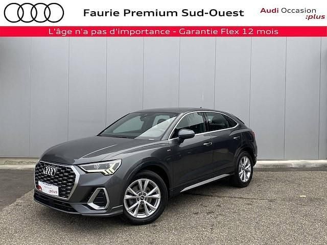 Gris daytona nacré Utilisé 2021 Audi Q3 Sportback S-Line SUV | 28 990 € - Image 1/4