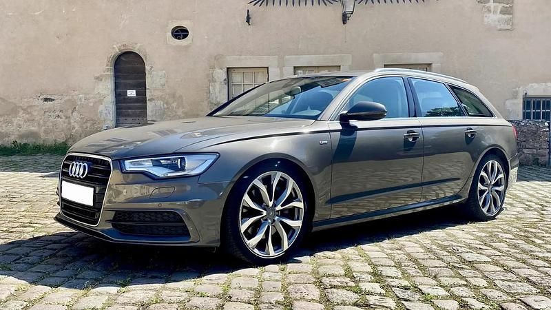 Gris Utilisé 2013 Audi A6 S-Line Break | 15 000 € (Prix assez cher) - Image 1/4