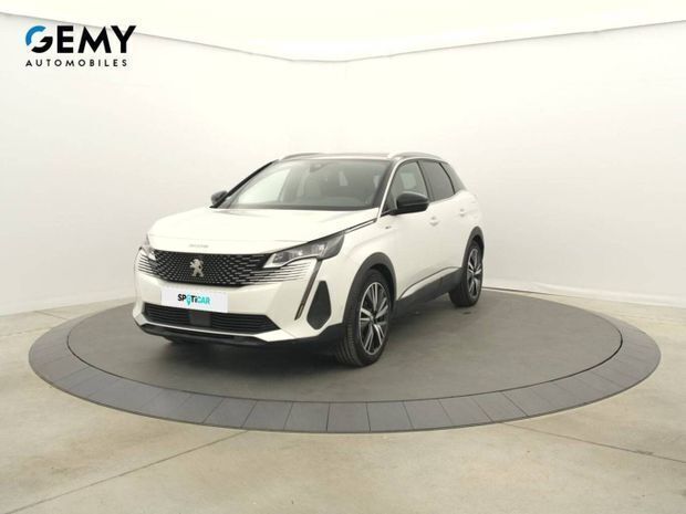 Blanc Utilisé 2021 Peugeot 3008 GT | 24 470 € (Prix juste) - Image 1/4