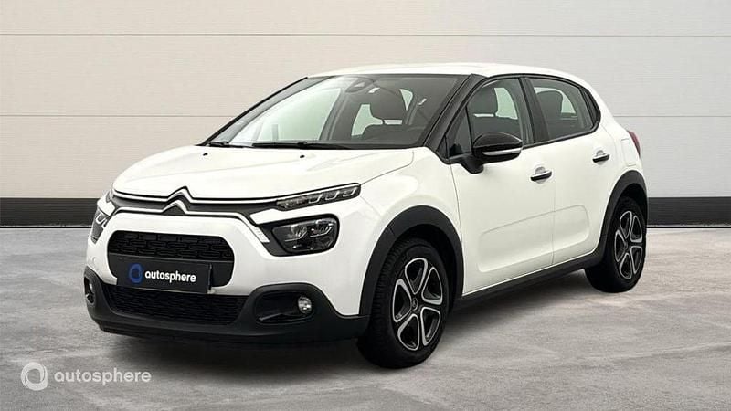 Blanc Utilisé 2022 Citroën C3 PureTech Citadine | 10 499 € (Prix juste) - Image 1/4