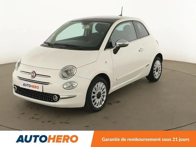 Blanc Utilisé 2018 Fiat 500 Lounge Citadine | 8 790 € (Bon prix) - Image 1/2