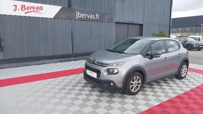 Gris Utilisé 2019 Citroën C3 Feel Citadine | 10 990 € - Image 1/4