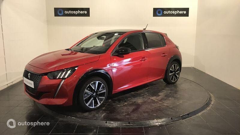Rouge Utilisé 2020 Peugeot 208 GT-line Citadine | 13 999 € (Prix juste) - Image 1/4