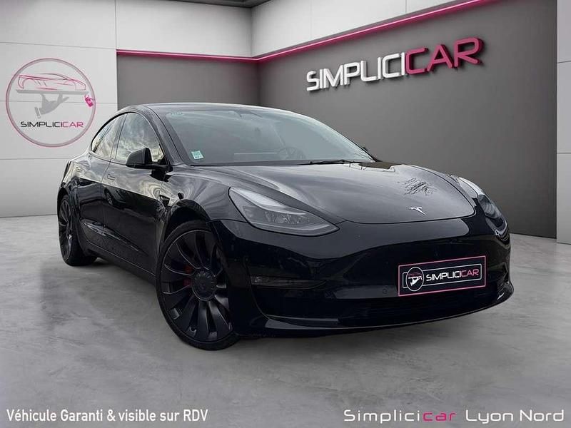 Occasion Tesla Model 3 Performance 461 kW (627 ch) 2022 Noir Berline