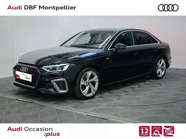 Noir mythe métallisé Occasion 2022 Audi A4 S-Line Berline | 29 480 € - Image 1/4