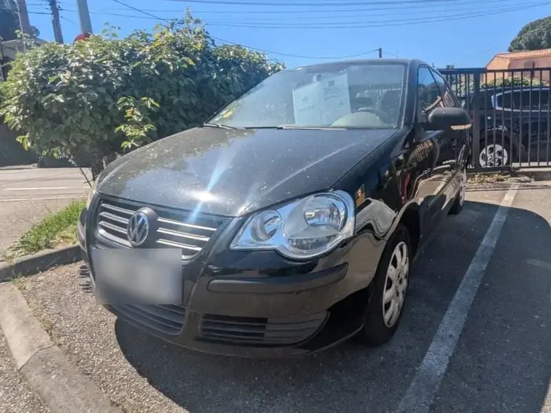 Noir Utilisé 2008 VW Polo Trendline Citadine | 4 990 € (Prix juste) - Image 1/4
