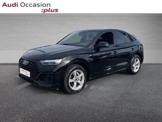 Noir mythe métallisé Utilisé 2022 Audi Q5 S-Line SUV | 38 490 € (Prix juste) - Image 1/4