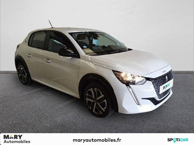 Occasion Peugeot e-208 Active 100 kW (136 ch) 2022 Blanc Citadine