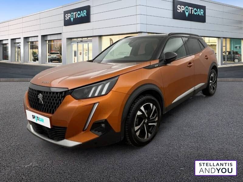 Orange Utilisé 2021 Peugeot 2008 GT SUV | 15 290 € (Prix juste) - Image 1/4