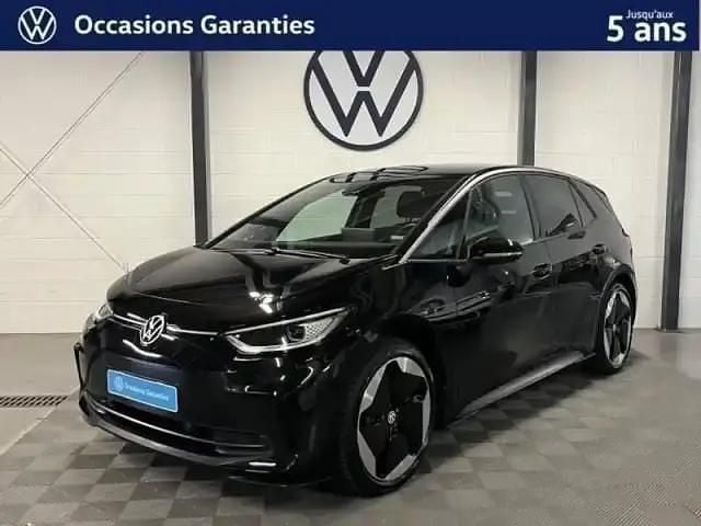 Noir ébène métal/toit/hayon noir Occasion 2025 VW ID.3 Pro Citadine | 28 990 € (Super prix) - Image 1/4