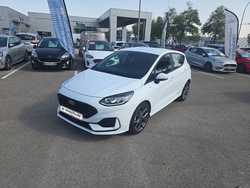 Blanc Utilisé 2022 Ford Fiesta ST-Line Citadine | 17 499 € (Prix juste) - Image 1/4