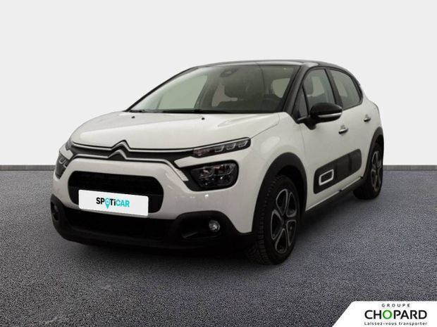 Blanc Utilisé 2022 Citroën C3 Shine Citadine | 10 790 € (Prix juste) - Image 1/4