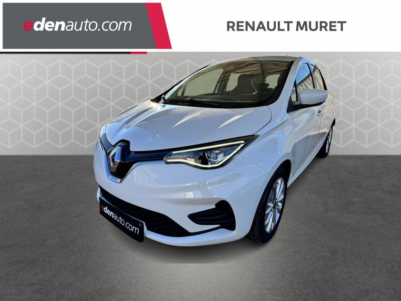 Blanc Utilisé 2019 Renault Zoe Zen Citadine | 6 650 € (Super prix) - Image 1/4