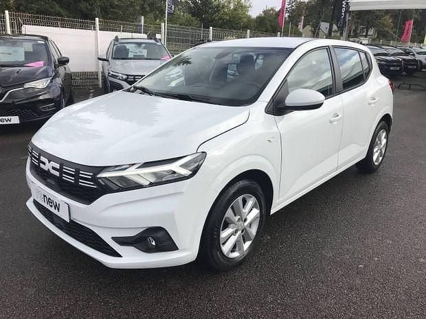 Blanc Utilisé 2023 Dacia Sandero Expression Citadine | 13 990 € (Prix juste) - Image 1/4