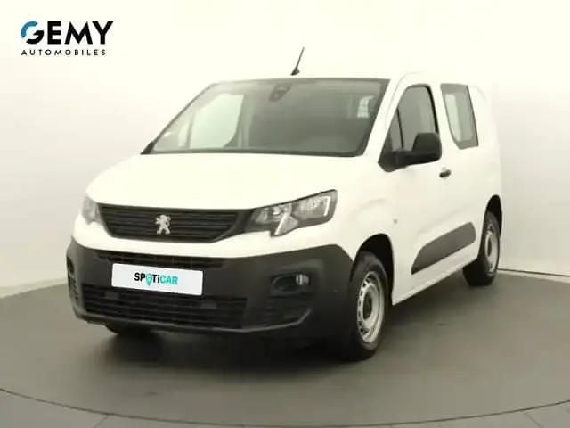 Blanc banquise Occasion 2021 Peugeot Partner Monospace | 15 500 € - Image 1/4