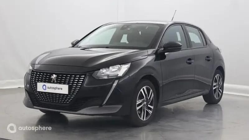 Noir Utilisé 2020 Peugeot 208 Allure Citadine | 10 999 € (Prix juste) - Image 1/4