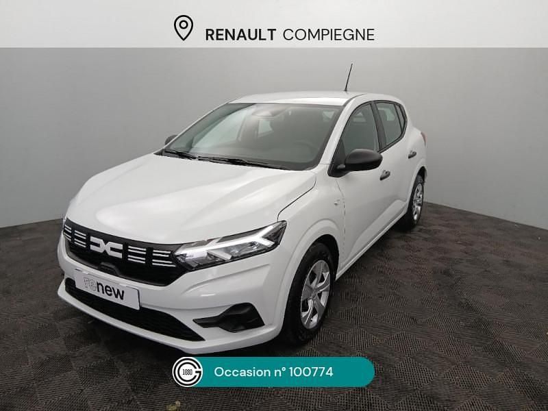 Blanc Utilisé 2024 Dacia Sandero Essentiel Citadine | 13 990 € (Prix juste) - Image 1/4