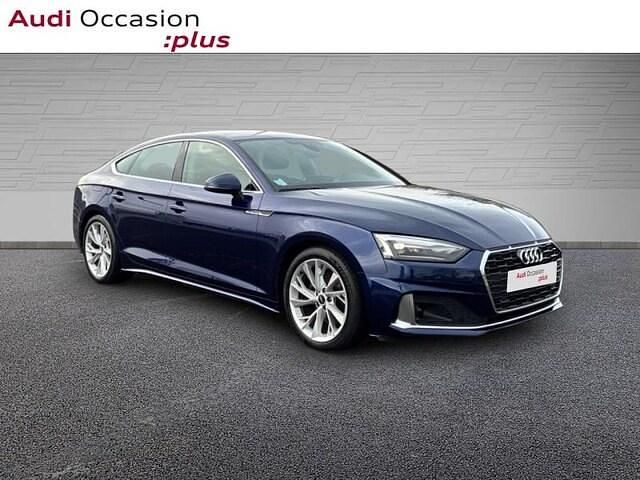 Occasion Audi A5 Sportback Design 163 ch (119 kW) 2022 Bleu navarre métallisé Citadine