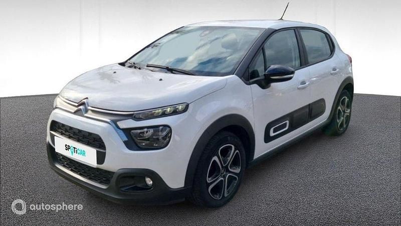 Blanc Occasion 2021 Citroën C3 Feel Citadine | 11 890 € (Prix juste) - Image 1/4