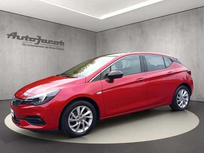 Rouge Utilisé 2021 Opel Astra Elegance Berline | 16 450 € (Bon prix) - Image 1/4
