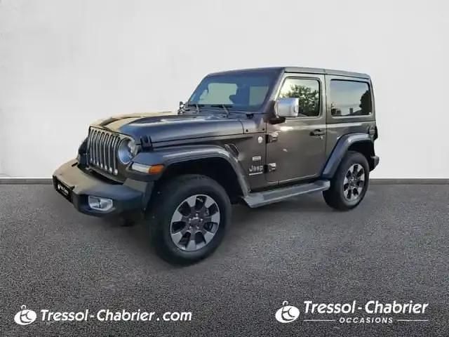 Gris Utilisé 2018 Jeep Wrangler Overland SUV | 42 990 € (Prix juste) - Image 1/4