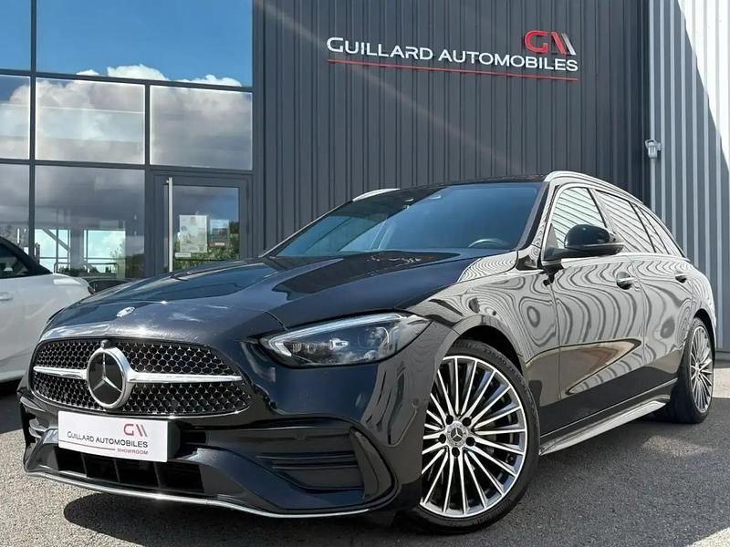 Noir Utilisé 2021 Mercedes C220 AMG line Break | 39 900 € - Image 1/4