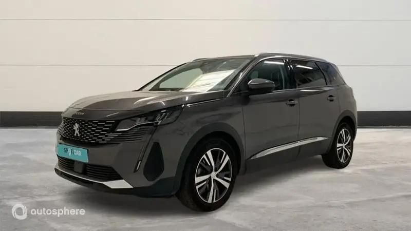 Gris Utilisé 2021 Peugeot 5008 Allure Monospace | 18 999 € (Prix juste) - Image 1/4