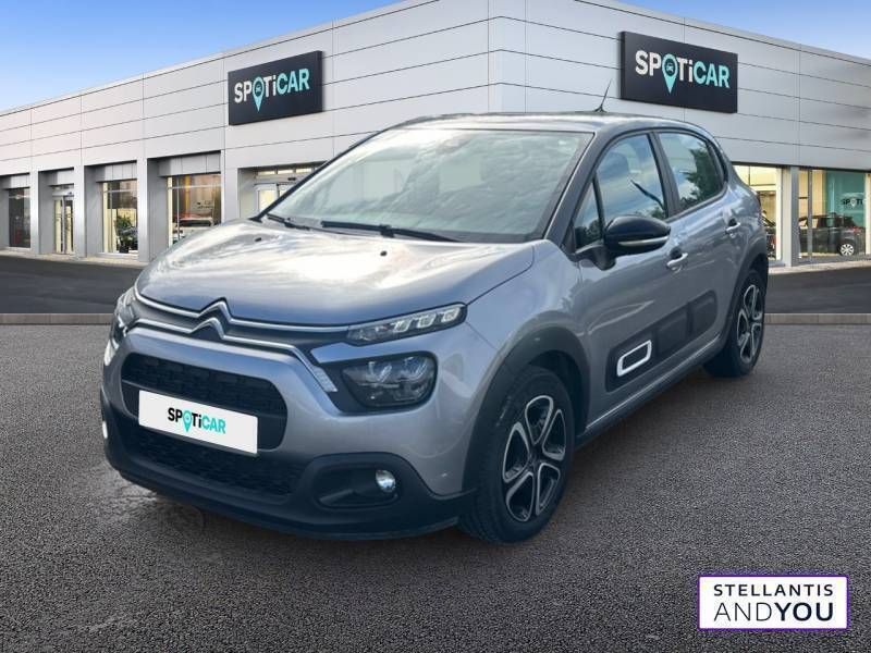 Gris Utilisé 2022 Citroën C3 PureTech Citadine | 11 690 € (Bon prix) - Image 1/3