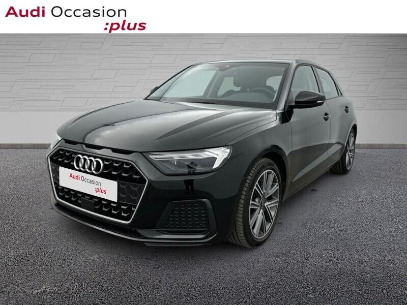 Noir mythe métallisé Utilisé 2021 Audi A1 Sportback Advanced Plus Citadine | 21 490 € (Prix juste) - Image 1/4