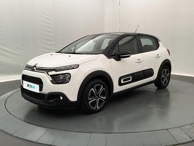 Blanc Utilisé 2022 Citroën C3 PureTech Citadine | 12 899 € (Prix juste) - Image 1/4
