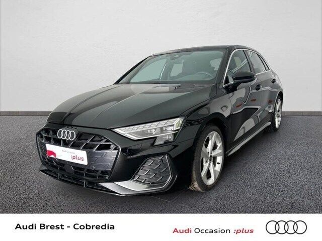 Noir mythic métallisé Utilisé 2024 Audi A3 S-Line | 39 890 € (Prix assez cher) - Image 1/3