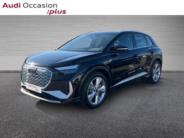 Noir mythic métallisé Utilisé 2025 Audi Q4 e-tron S-Line SUV | 58 200 € (Bon prix) - Image 1/4