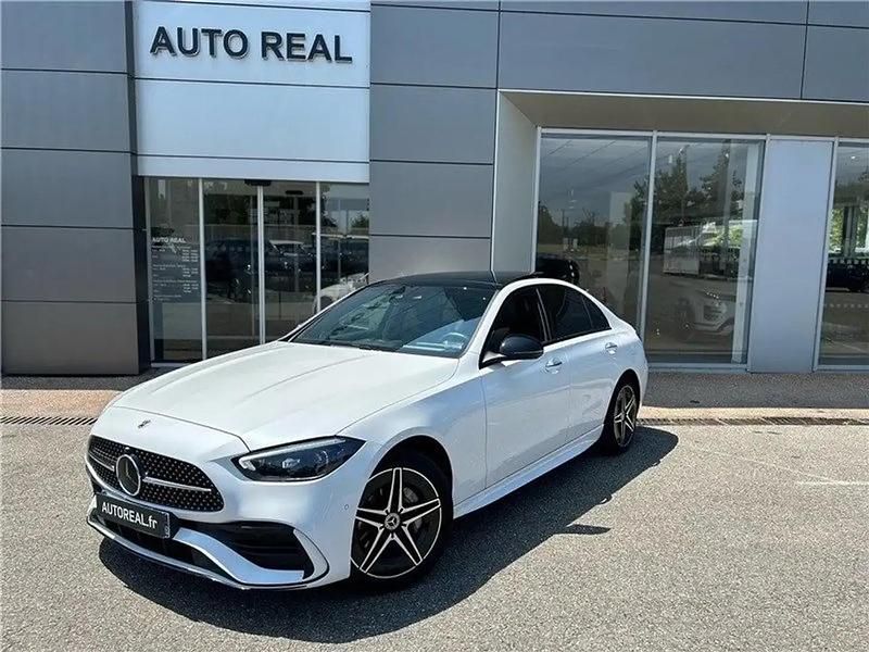 Blanc Occasion 2024 Mercedes C400 AMG line Berline | 49 900 € - Image 1/4