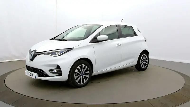 Blanc Utilisé 2020 Renault Zoe Intens Citadine | 11 380 € (Bon prix) - Image 1/4