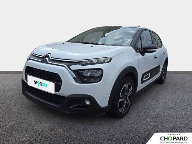 Blanc Utilisé 2022 Citroën C3 Shine Citadine | 10 790 € (Prix juste) - Image 1/4