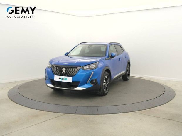 Vert Utilisé 2021 Peugeot 2008 Allure SUV | 17 140 € (Prix juste) - Image 1/4