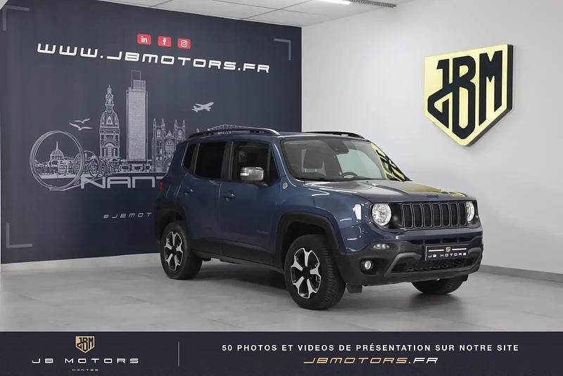 Bleu Utilisé 2022 Jeep Renegade Trailhawk SUV | 22 790 € (Prix assez cher) - Image 1/4