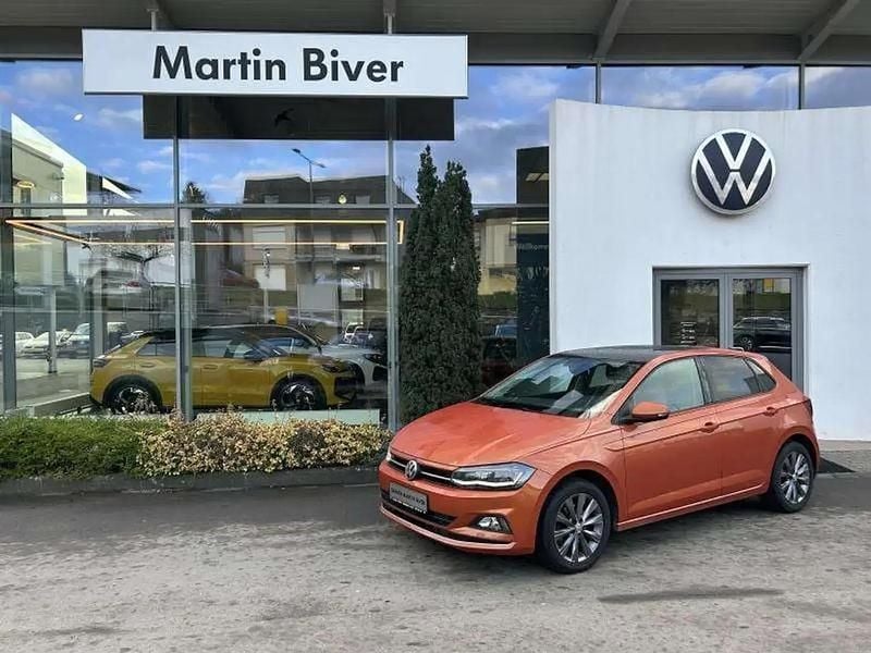 Orange Occasion 2019 VW Polo Highline Berline | 14 800 € (Bon prix) - Image 1/4
